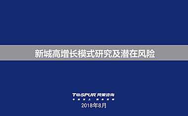 新城控股高增长模式研究及潜在风险
