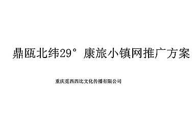 房地产康养项目网络推广方案【pdf】