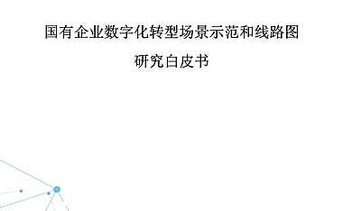 2021年国有企业数字化转型场景示范和线路图研究白皮书-49页.pdf