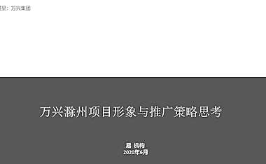 滁州万兴项目形象、推广策略方案【pdf】