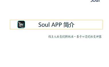[SoulApp]商业计划书【pdf】