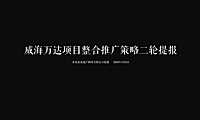 威海万达项目整合推广策略135p【pdf】