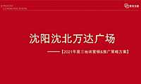 2021沈阳沈北万达广场三地块整合推广案(小高层商业)
