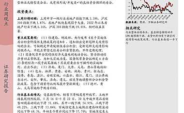 万联证券-房地产行业周观点：稳经济大盘会议召开，后续政策密集出台-220530【pdf】