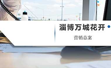 2021年淄博万城花开营销总案【pdf】