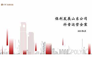 2021保利山东抖音运营全案【pdf】