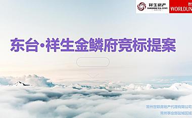 世联行-常州祥生金鳞府竞标提案【pptx】