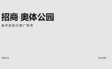 2021风尚创意-合肥招商·奥体公园推广执行案