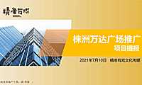 2021株洲万达广场整合推广方案（97P）【pdf】