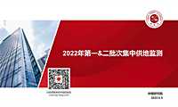 中指院–2022一&二批次集中供地监测(0609更新至上海)【pdf】