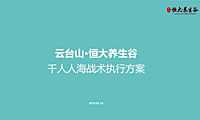 养生谷渠道千人人海战术执行方案【pptx】