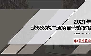 2021汉鑫广场营销策略方案