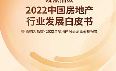 观点指数2022中国房地产行业发展白皮书【pdf】