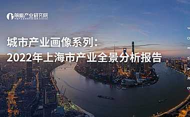 城市产业画像系列：2022年上海市产业全景分析报告-前瞻产业研究院-2022-110页